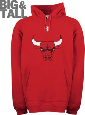 Big and Tall NBA Hoodies - Chicago Bulls Big and Tall Chicago Bulls Sweatshirt