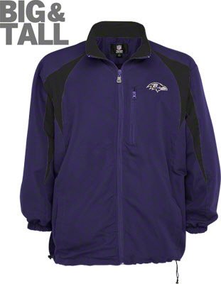 Big and Tall Baltimore Ravens Jacket