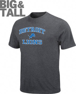 detroit lions big and tall tee, detroit lions 4x jacket, detroit lions big and tall apparel