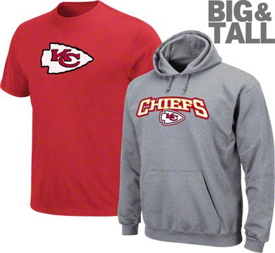 big and tall chiefs gear