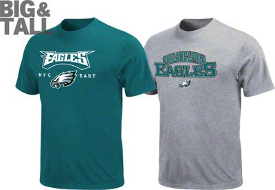 big and tall eagles gear