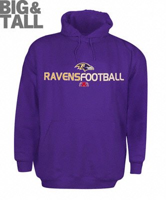 Big and Tall Baltimore Ravens Hooded Sweatshirt