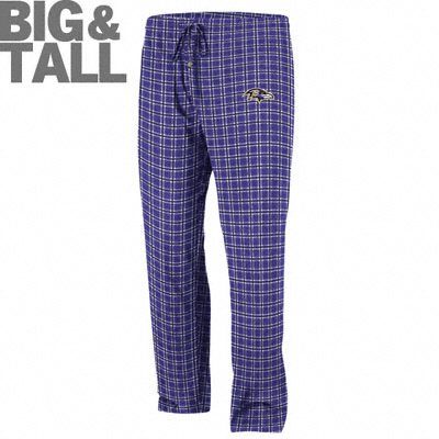 Big and Tall Baltimore Ravens Pajamas