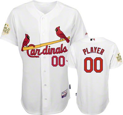 St Louis Cardinals Men's Replica Big & Tall Jersey 3XT or 4X