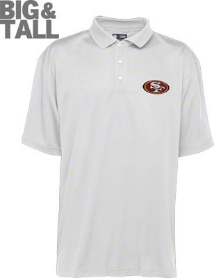 49ers Big and Tall Polo Shirt
