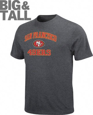 49ers Big Tall T-Shirts, Sweatshirt 