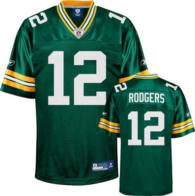 Aaron Rodgers Green Bay Packers Big and Tall Jersey
