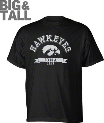 Big and Tall Iowa Hawkeyes T-Shirt
