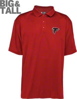 Big and Tall Atlanta Falcons Polo Shirt