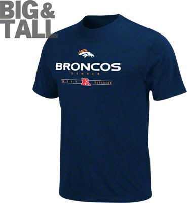 Denver Broncos Big and Tall Cotton T-Shirt