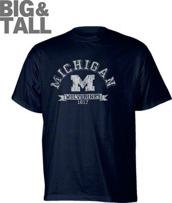 Michigan Wolverines Big and Tall T-Shirt