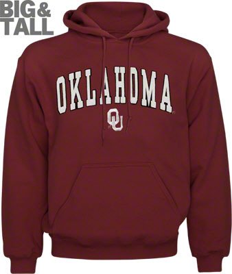 Big and Tall Oklahoma Sooners Hoodie Sweatshirt