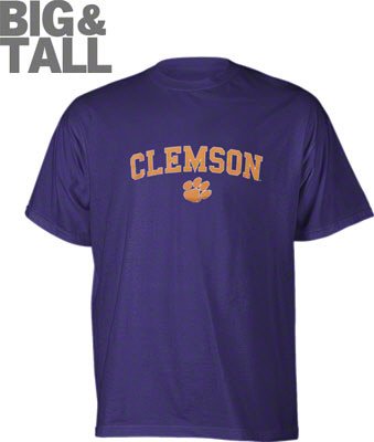 Big and Tall Clemson Tigers Blue T-Shirt