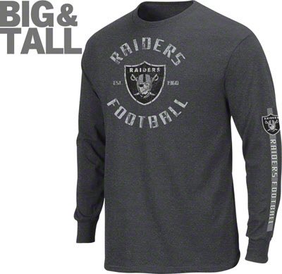 big and tall raiders gear