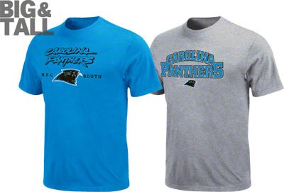 Carolina Panthers Big and Tall T-Shirt