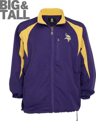 Big and Tall Minnesota Vikings Microfiber Jacket