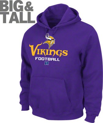 Minnesota Vikings Big and Tall Hooded Sweatshirt