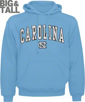 North Carolina Tar Heels Big and Tall Hooded Sweatshirt