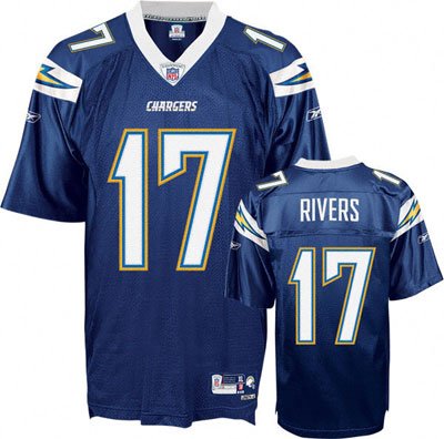 Philip Rivers Big and Tall Blue Jersey