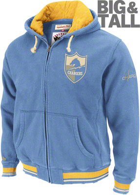 Los Angeles Chargers Big and Tall Jacket