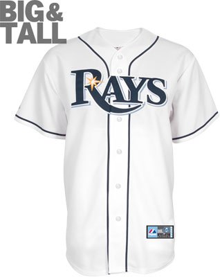 Big and Tall Tampa Bay Rays Baseball Jersey
