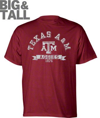 Big and Tall Texas A&M Aggies T-Shirt