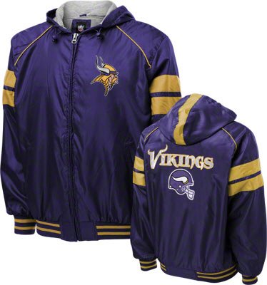 Big and Tall Minnesota Vikings Lightweight Jacket