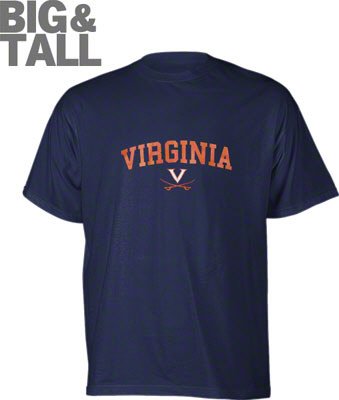 Big and Tall Virginia Cavaliers Logo T-shirt
