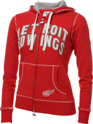 Plus Size Women's Detroit Red Wings Sweatshirt Jacket