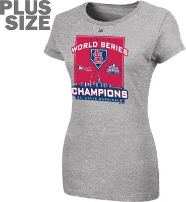 Plus Size St. Louis Cardinals World Series Women's T-Shirt