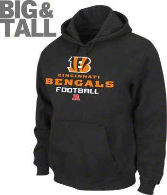 Big and Tall Cincinnati Bengals Hoodie Sweatshirts