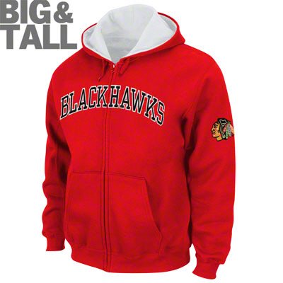 Big and Tall Chicago Blackhawks Hoodie Jacket