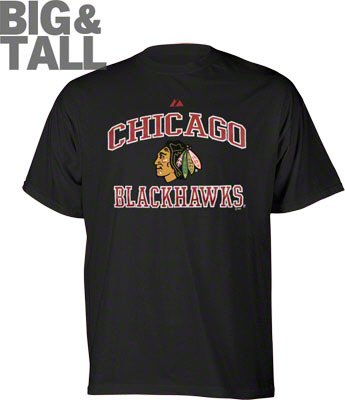 Big and Tall Chicago Blackhawks Logo T-Shirt