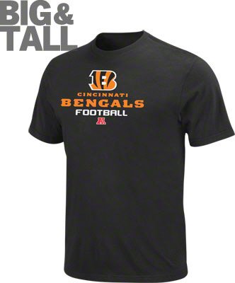 Cincinnati Bengals big and tall logo t-shirt