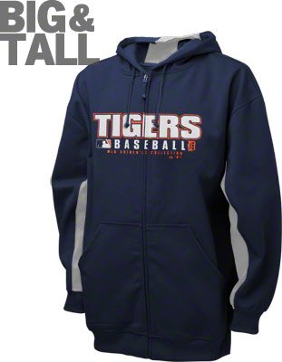 Big and Tall Detroit Tigers Hooded Jacket