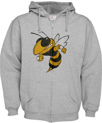 Big and Tall Georgia Tech Yellow Jackets Zip Jacket Hoodie Big and tall Georgia Tech Yellow Jackets Sweatshirt Hoodie