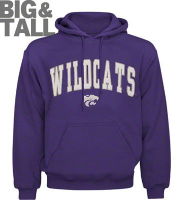 Kansas State Wildcats , KSU Big and Tall Sweatshirt Hoodie