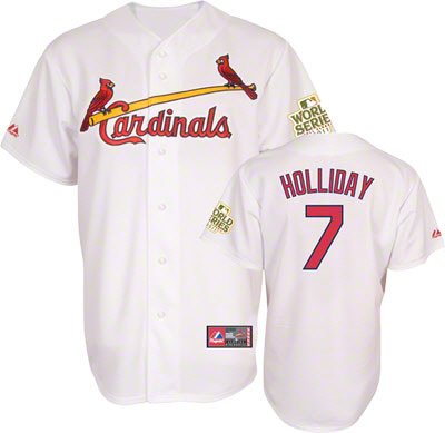Big and Tall Matt Holliday St. Louis Cardinals Jersey, World Series Patch