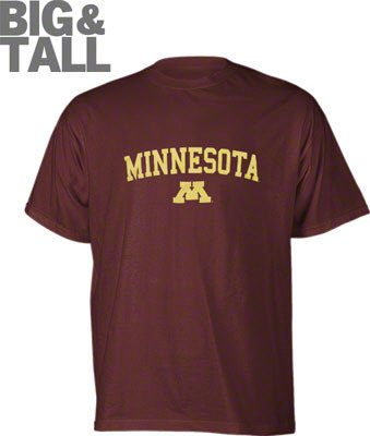 Big and Tall Minnesota Golden Gophers Logo T-Shirt