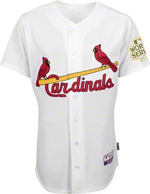 St Louis Cardinals 2011 World Series Big Tall Jersey (Patch)