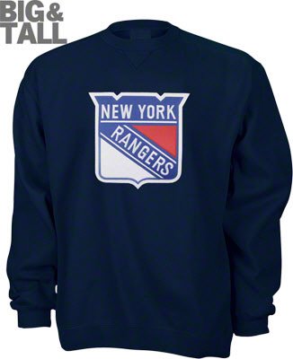 Big and Tall New York Rangers Sweatshirt