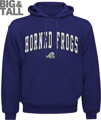 Big Tall TCU, Texas Christian Horned Frogs Sweatshirt Hoodie