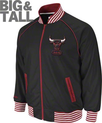 Big and Tall Chicago Bulls Jacket, 3X, 4X, 5X