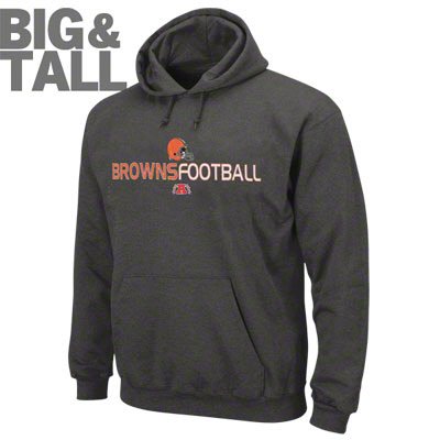 Big and Tall Cleveland Browns Sweatshirt Hoodie Pullover