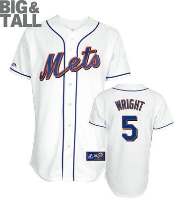 Big and Tall David Wright New York Mets Jersey