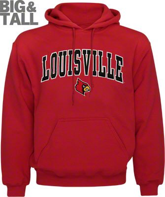 Big and Tall Louisville Cardinals big and tall sweatshirt hoodie