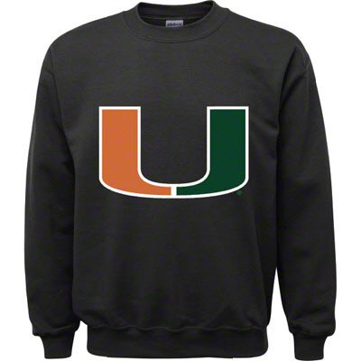 Miami Hurricanes Big and Tall Logo Sweatshirt