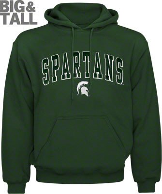 Michigan State Spartans Big and Tall Sweatshirt Hoodie