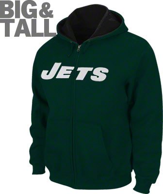 Big and Tall New York Jets Insulated Sweatshirt