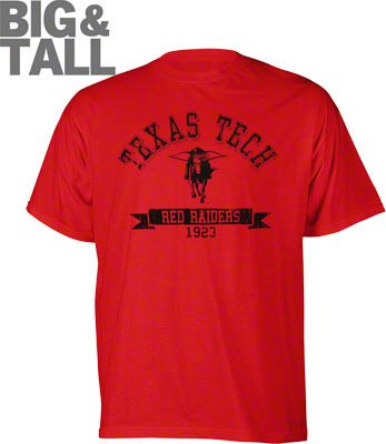 Texas Tech Big and Tall Logo T-Shirt